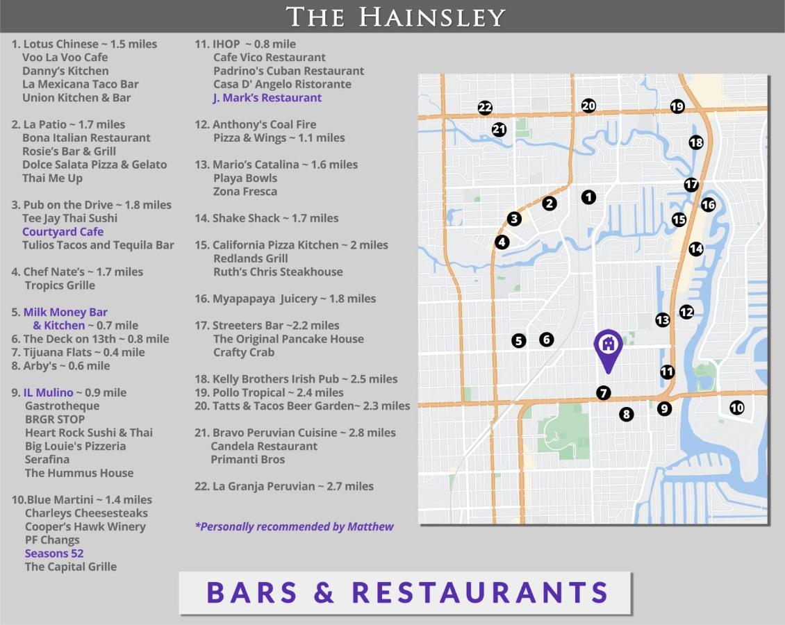 Hainsley Apartments At 1136 Fort Lauderdale Kültér fotó